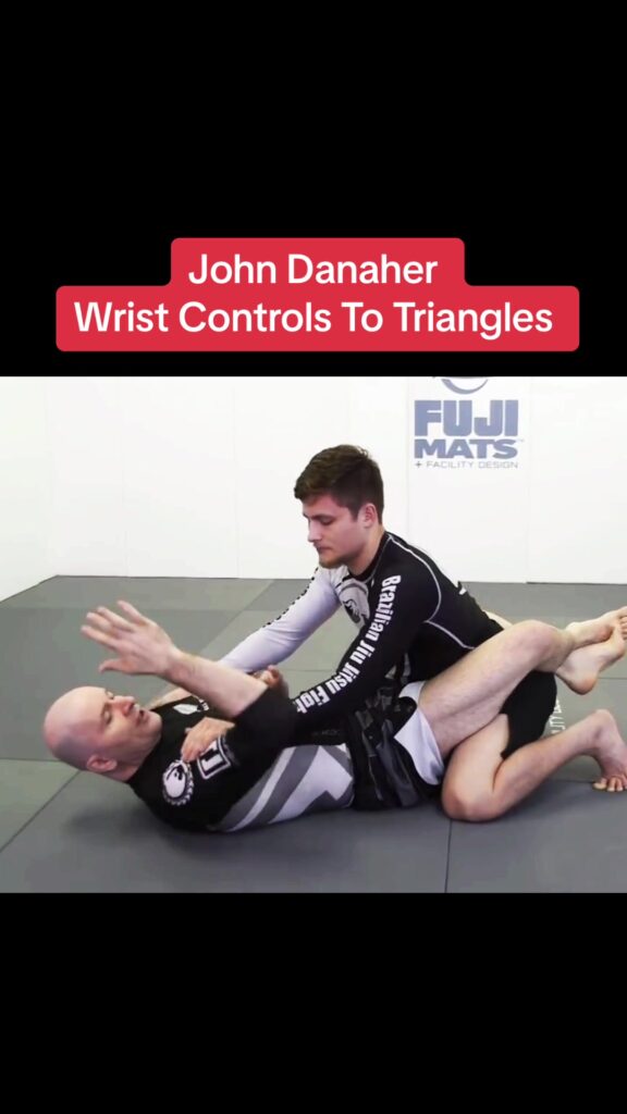 John Danaher Demonstrates Wrist Controls To Triangles.