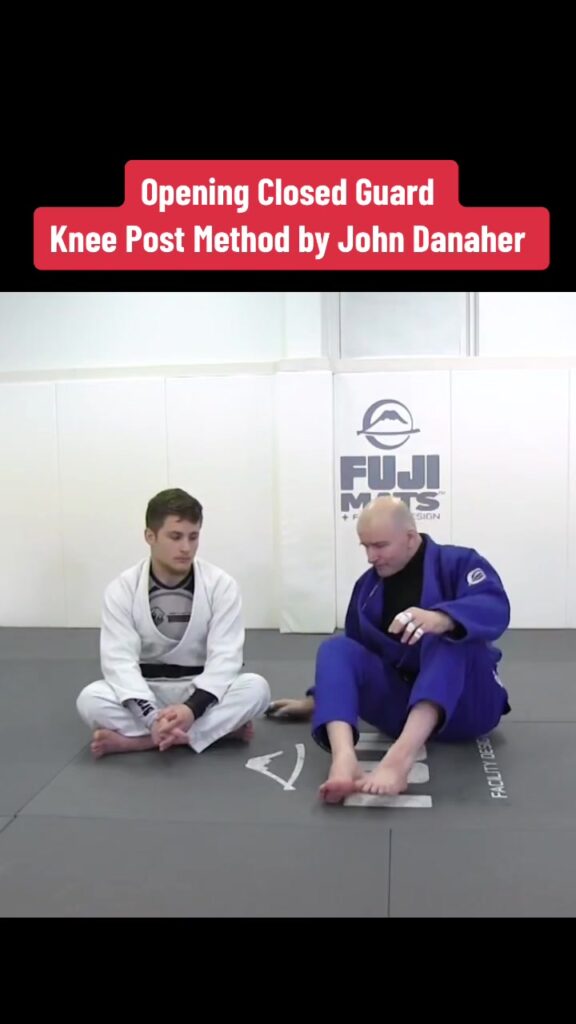 John Danaher demonstrates Opening Closed Guard with the Knee Post Method.