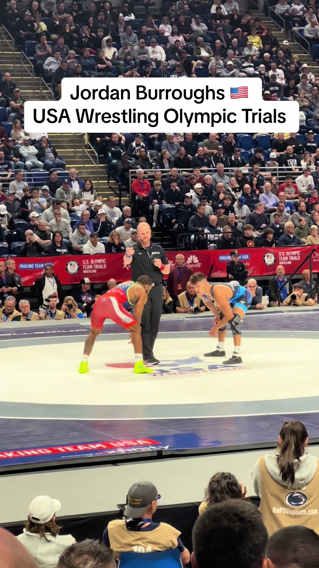 Jordan Burroughs USA Wrestling Olympic Trials Match. jitseasy