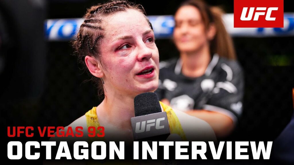 Josefine Knuttson Octagon Interview | UFC Vegas 93