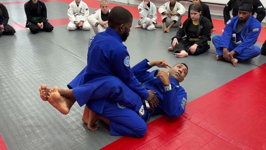 Juji-gatame Drill from Closed Guard - Denilson Pimenta