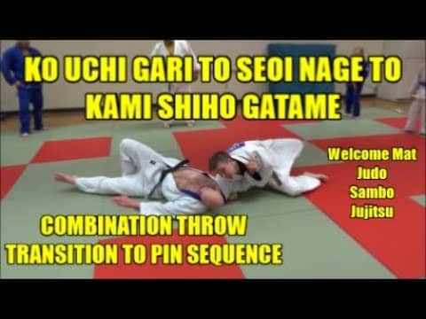 KO UCHI GARI TO SEOI NAGE TO KAMI SHIHO GATAME SEQUENCE