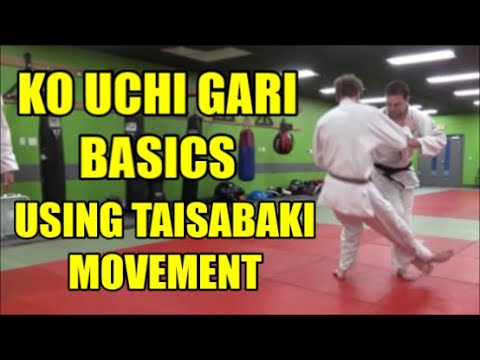 KO UCHI GARI USING TAISABAKI MOVEMENT