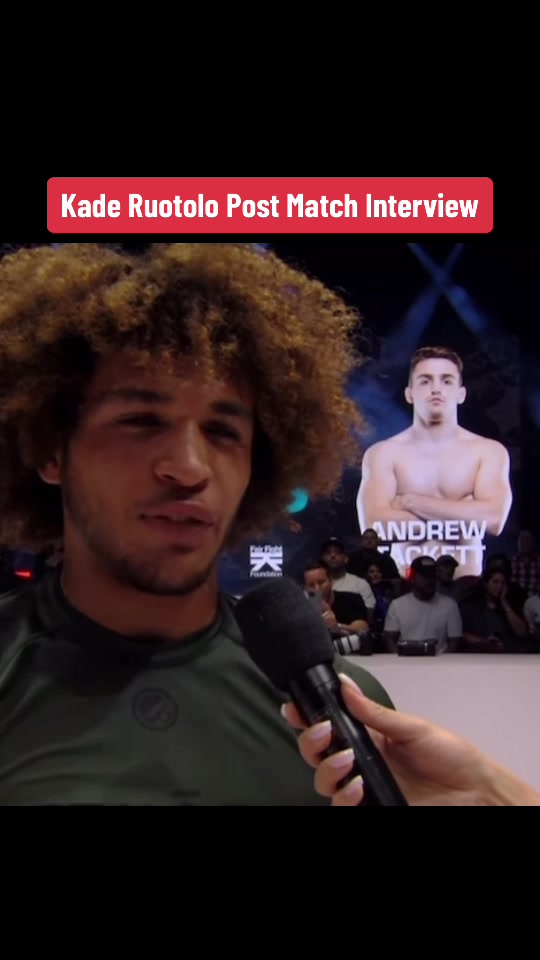 Kade Ruotolo Post Match Interview After Legendary Match with Andrew Tackett at