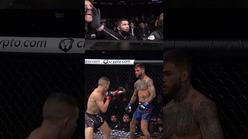 Kai Kara-France was putting hands on Cody Garbrandt 🚨 #ufc305