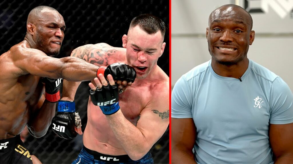 Kamaru Usman Reacts to End of First Covington Fight