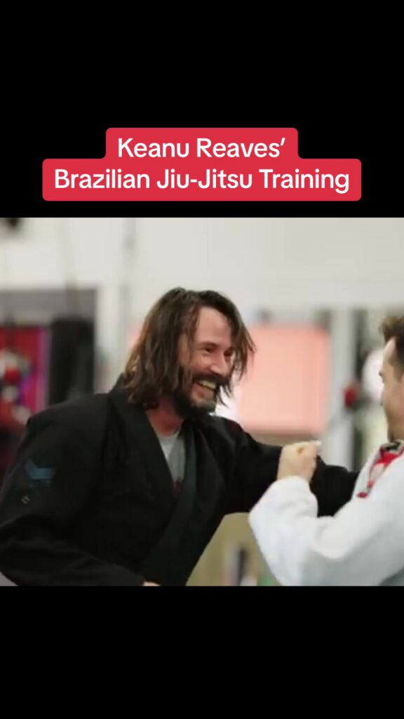 Keanu Reeves’ Brazilian Jiu-Jitsu Training for John Wick 3 with the Machado Bro