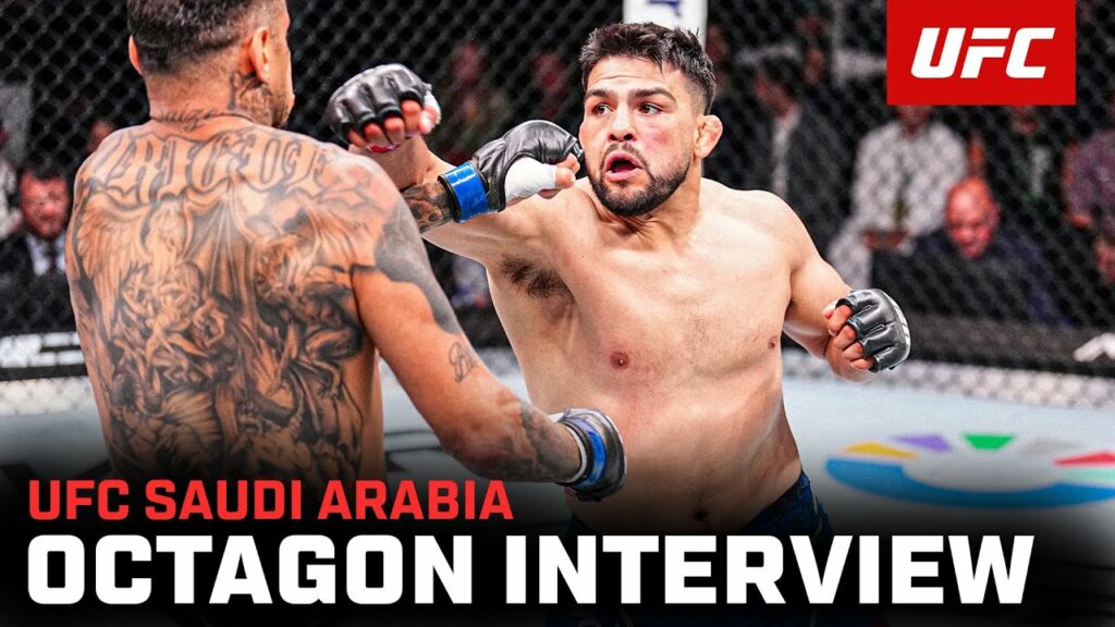 Kelvin Gastelum Octagon Interview | UFC Saudi Arabia