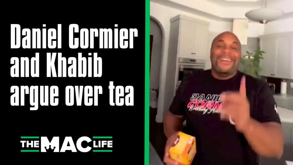 Khabib Nurmagomedov and Daniel Cormier argue over English Breakfast Tea: "I asked you 3 hours ago!"