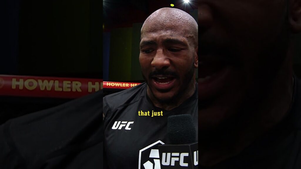 Khalil Rountree Defines Inspirational💪 #ufc307