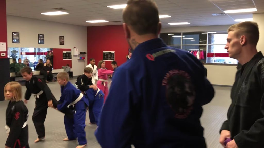 Kids BJJ Grip Fight to Single Leg