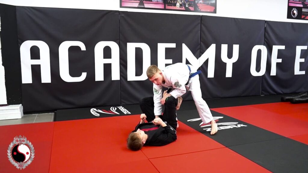 Kids BJJ Technique- Knee Slide Pass by Coach Janis