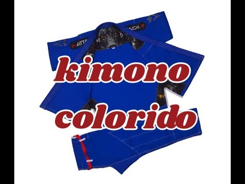 Kimono colorido e Arte Marcial