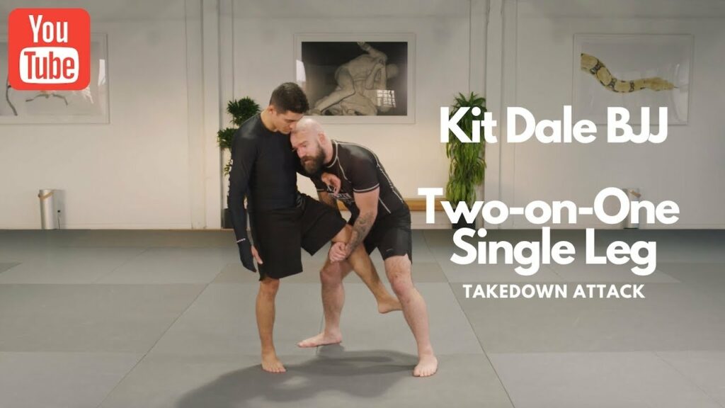 Kit Dale BJJ Takedown Attack Two-on-one Single leg