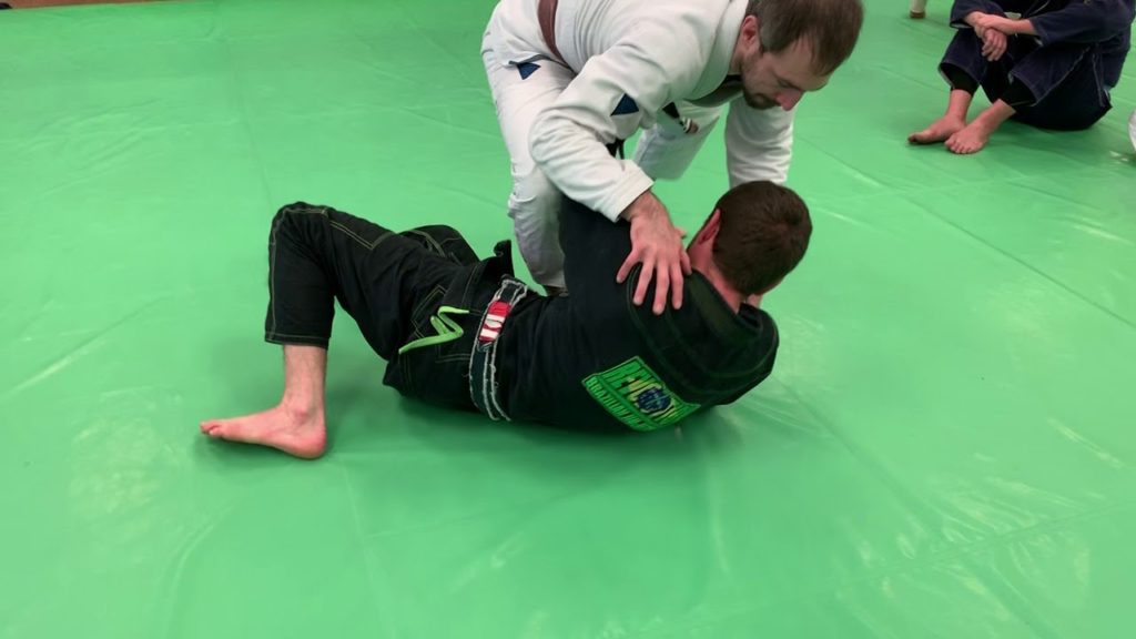 Knee on Stomach:  Ankle Pick Escape