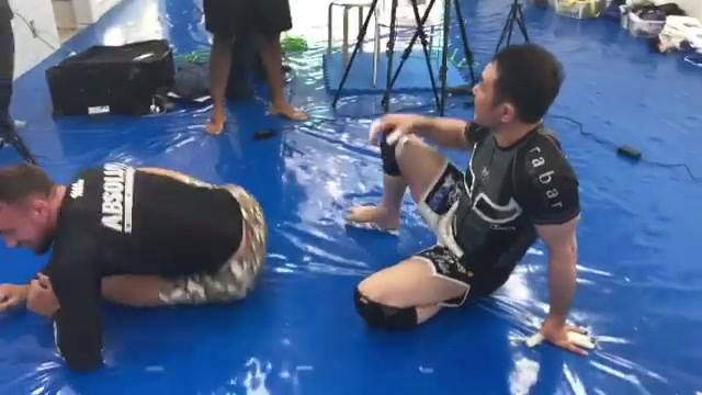 Legend Sakuraba with Craig Jones showing a Kimura Oss