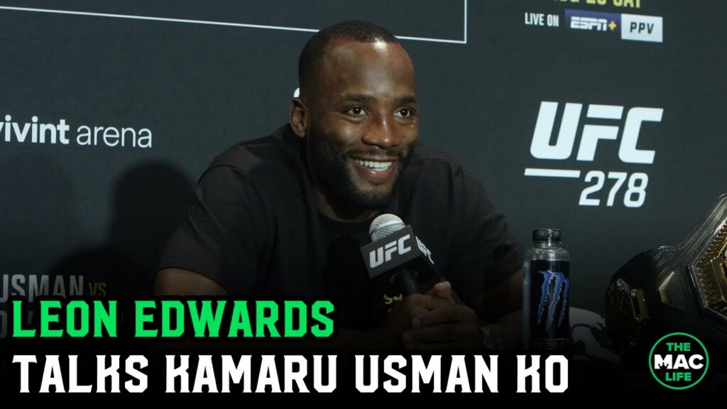 Leon Edwards reacts to Kamaru Usman KO: "That was one of my worst performances"