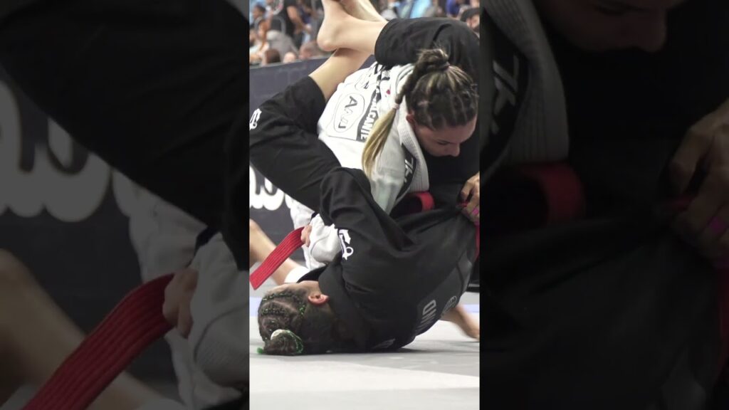 Lillian Marchand Debuts as a Brown Belt, Submits Black Belts 🔥 #bjj #jiujitsu #ajptour #shorts