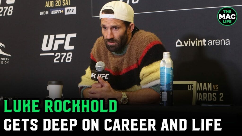 Luke Rockhold: "F*** you, I'm still the man!"; Gets DEEP at UFC 278 media day: