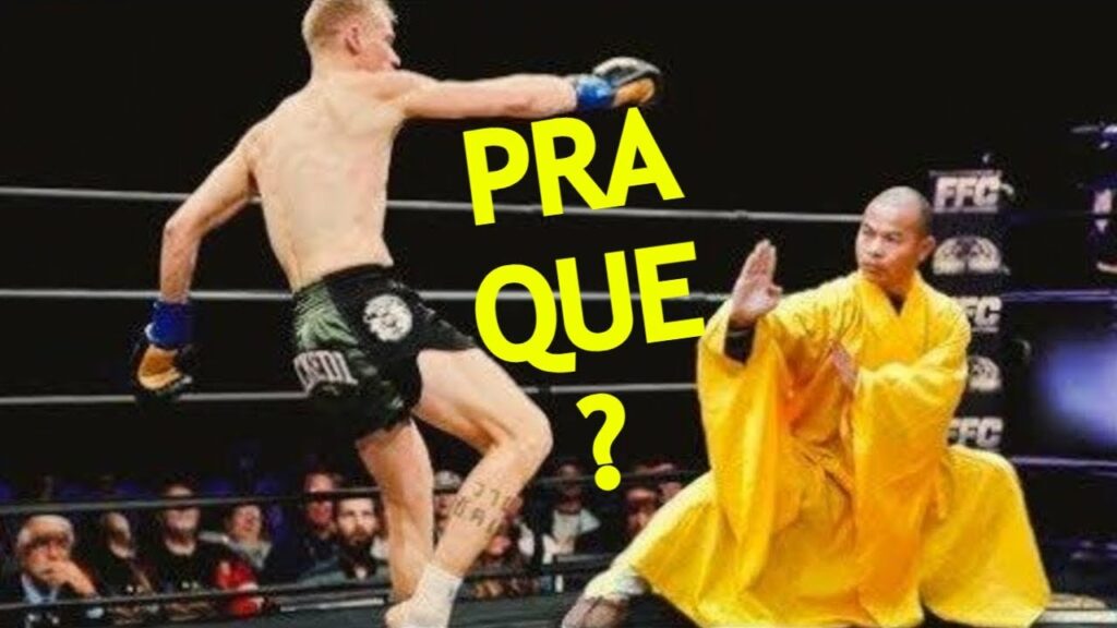 MESTRE DE KUNG FU PASSA VERGONHA AO DESAFIAR LUTADO ME MUAY THAI NA FRENTE DE TODOS