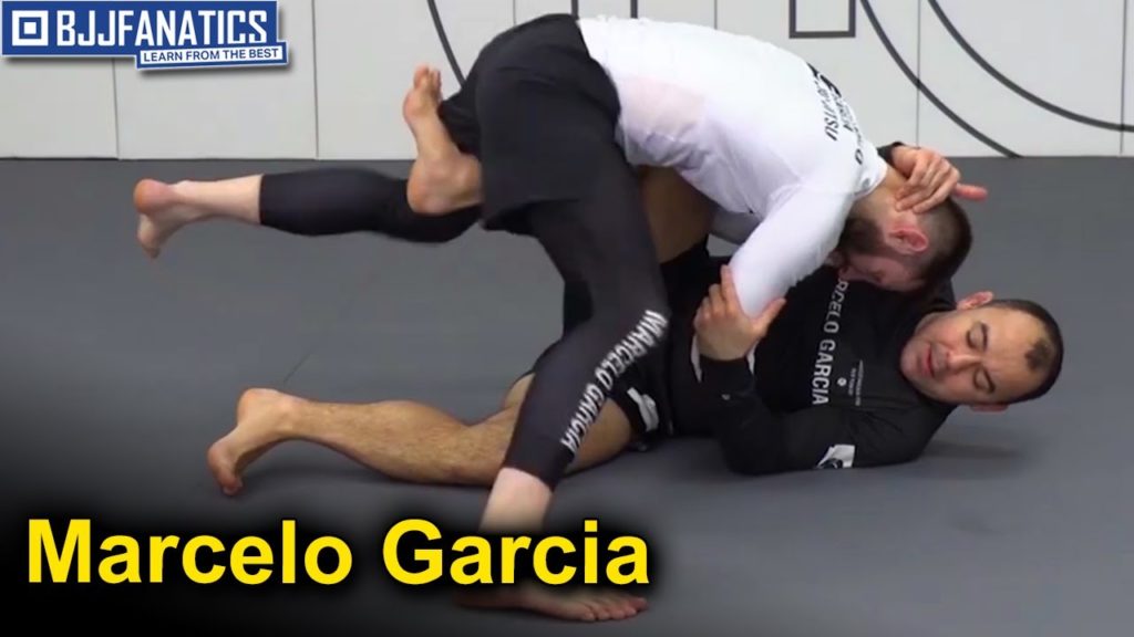 Marcelo Garcia BJJ Techniques - Leg kick Sweep with Collar Tie