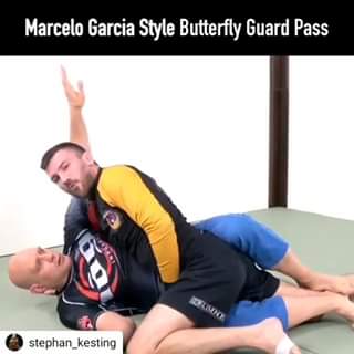 Marcelo Garcia Butterfly Guard Pass