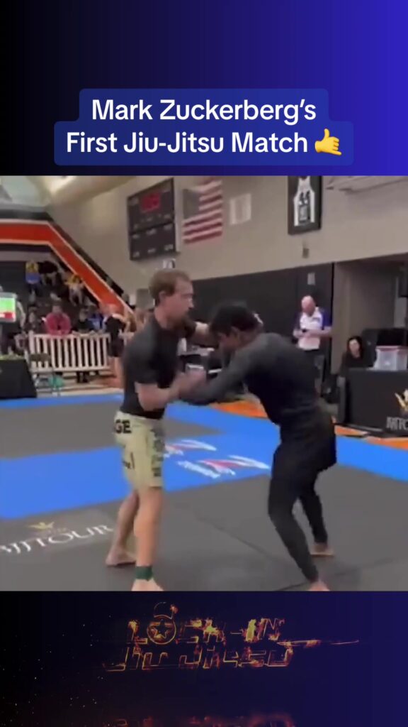 Mark Zuckerberg Competing in First Brazilian Jiu-Jitsu Match.