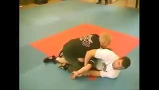 Matt Hughes counters the kimura with an spinning armbar