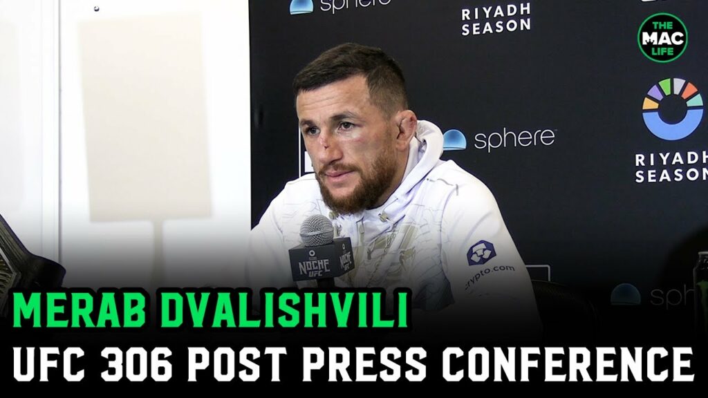 Merab Dvalishvili: “I made Sean O’Malley look normal” | UFC 306 Post Press Conference