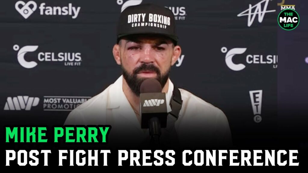 Mike Perry responds to Conor Mcgregor’s “You’re Fired” comments | Post Fight Press Conference