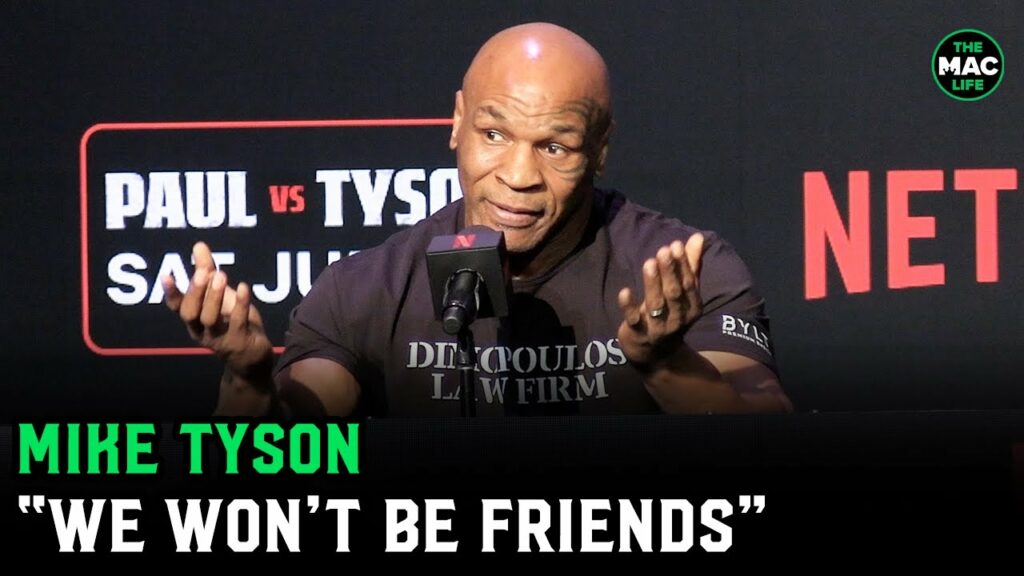 Mike Tyson: “In that ring, we’re not going to be friends” | Tyson vs. Paul Press Conference