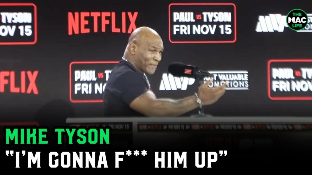 Mike Tyson on Jake Paul: "I'm gonna f*** you up"