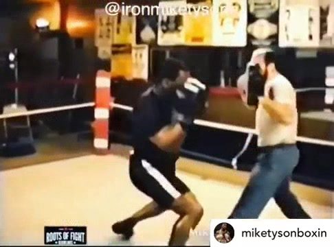 Mike Tyson pad work