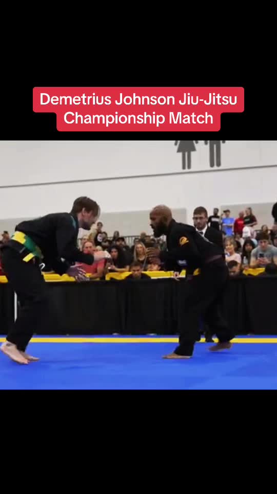 Mixed Martial Arts Legend Demetrius Johnson Jiu-Jitsu Championship Match.