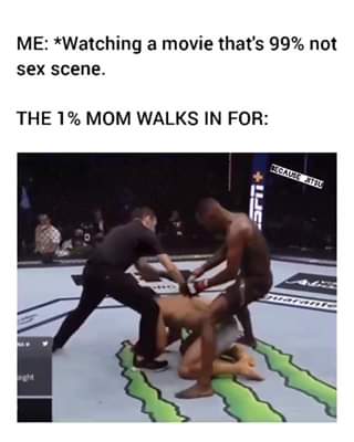 Mom... I swear... 
 .
 .
#Movie #Mom #Stylebender #UFC253 #UFC #Izzy #Champion #M