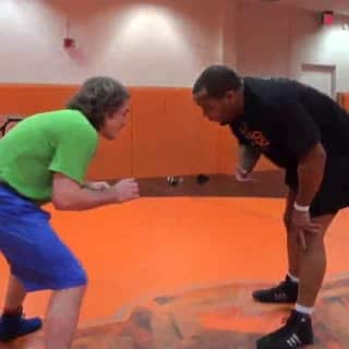 Morning tech with Coach DC. 
 Daniel Cormier Technique Library: