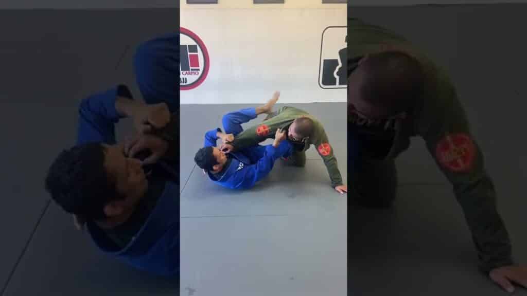 Mount Escape to X Guard Omoplata Attack