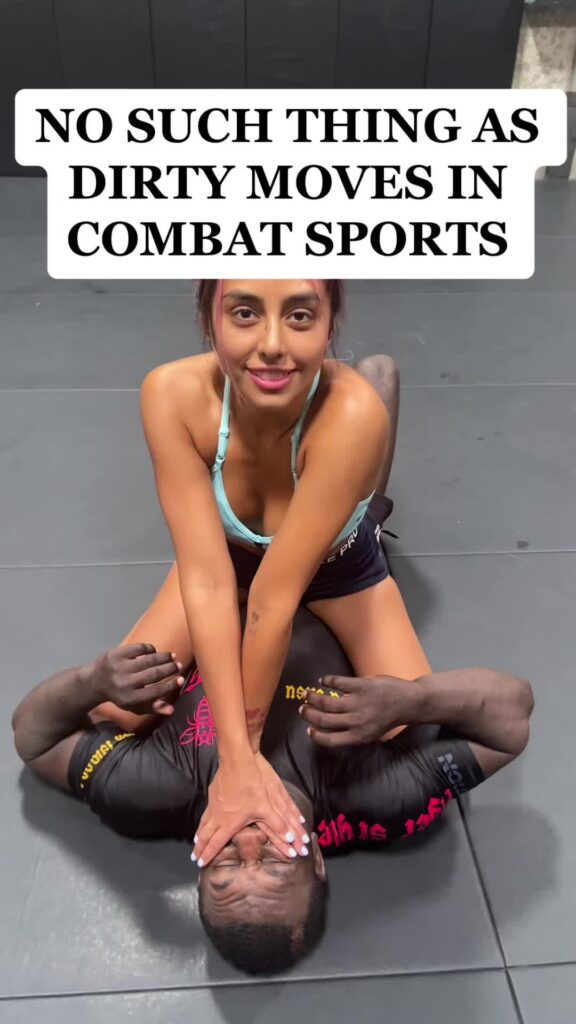 NO SUCH THING AS DIRTY MOVES IN COMBAT SPORTS… everything is ok  Name one dirty