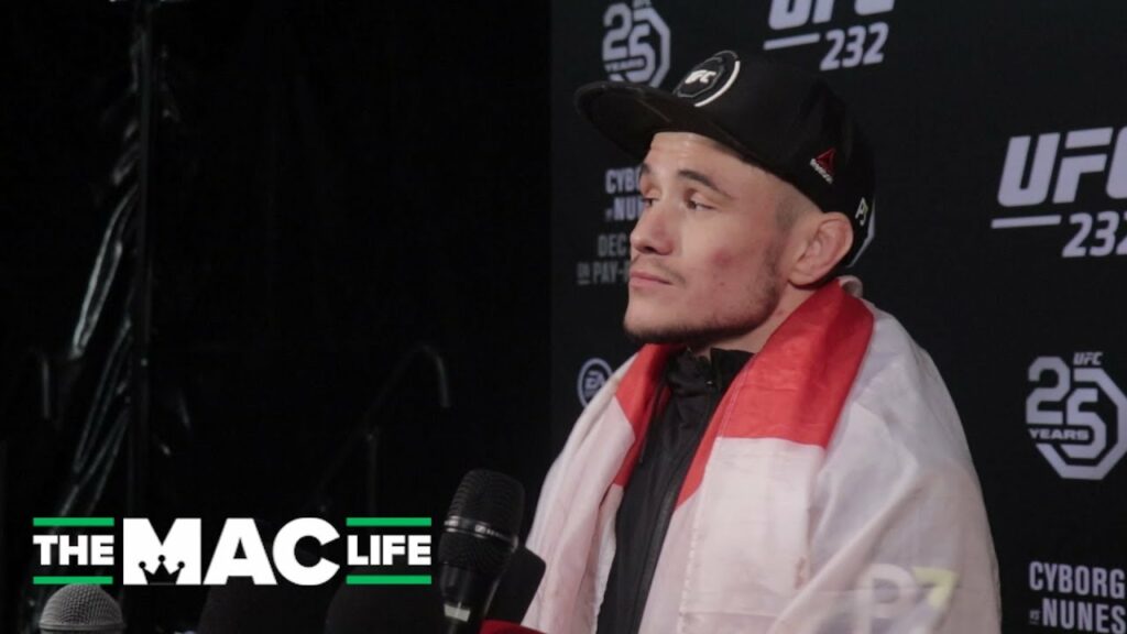 Nathaniel Wood Talks Win at UFC 232 || UFC 232 Post-Fight