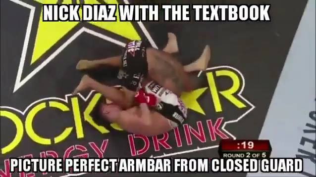 Nick Diaz Armbar