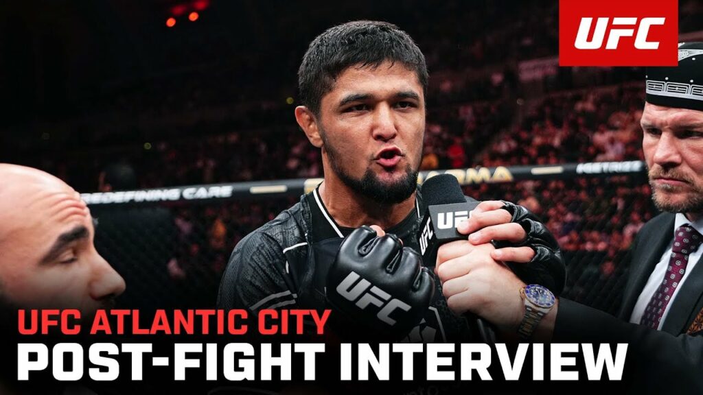 Nursulton Ruziboev Post-Fight Interview | UFC Atlantic City