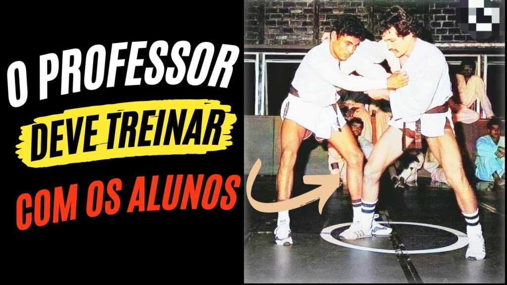 O PROFESSOR DE JIU JITSU DEVE TREINAR COM O ALUNO MENOS GRADUADO!