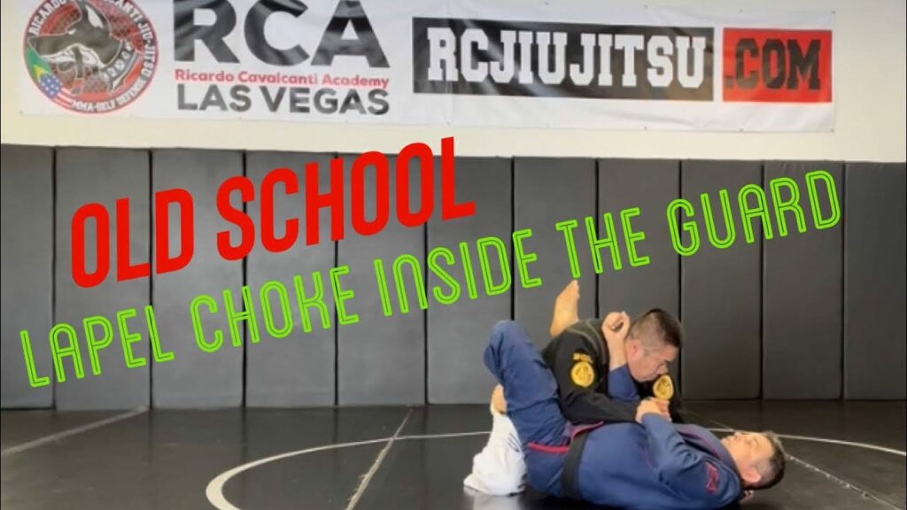 Old school Lapel choke from armbar inside the guard