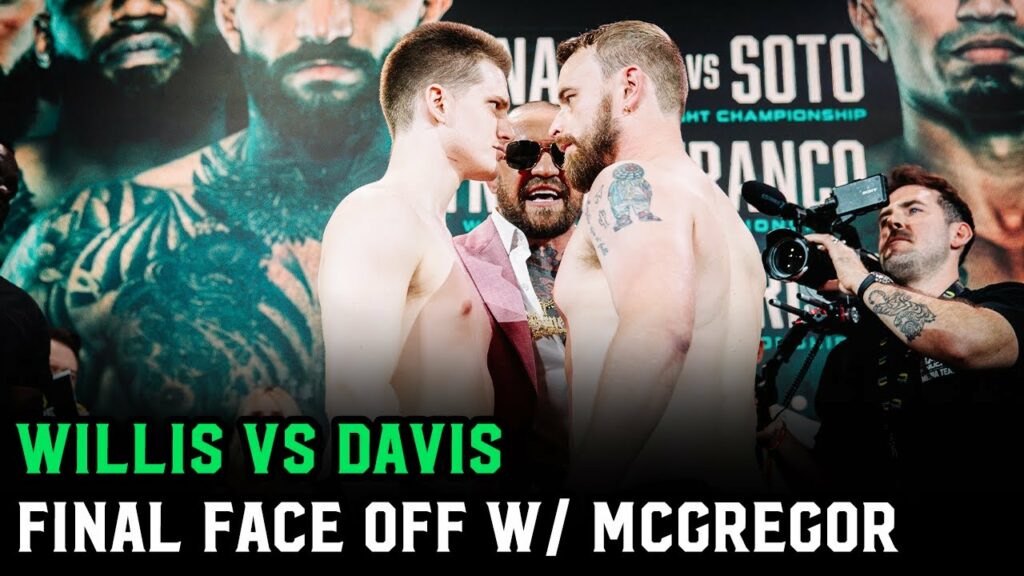 Oscar Willis vs. Ben Davis Final BKFC Face Off (Ft. Conor McGregor)