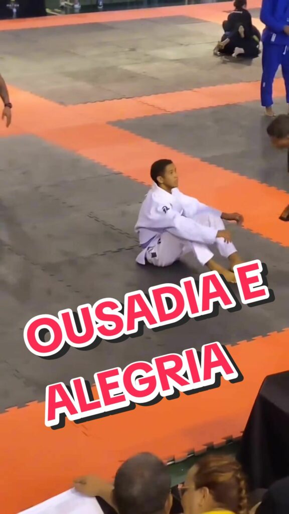 Ousadia e alegria   . . Vídeo:   .  Estude Jiu-Jitsu com a  CUPOM: LS10 (LINK