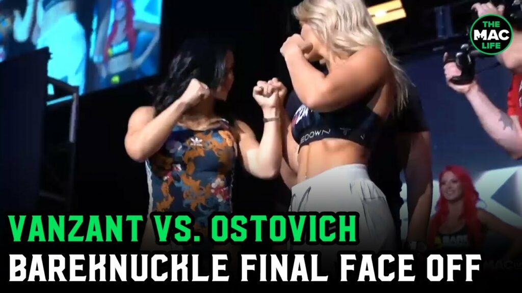 Paige VanZant vs. Rachel Ostovich BareKnuckle FC Final Face Off