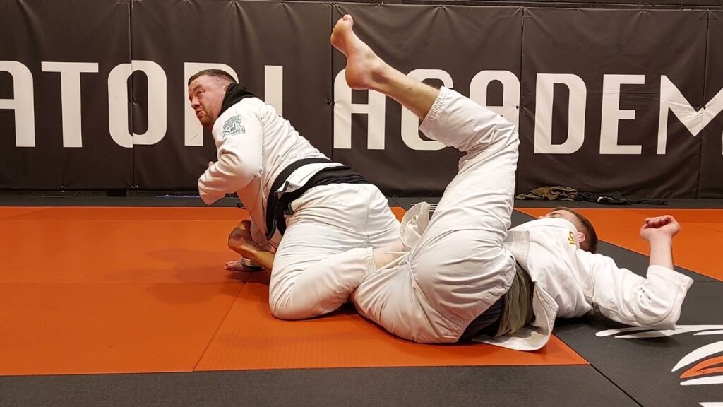 Partial X Guard - OverHead Sweep - Ankle Lock