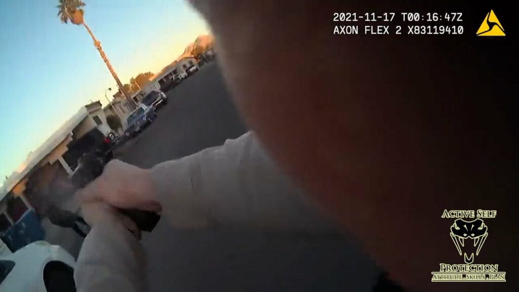 Perp Pulls Gun On Las Vegas Cops