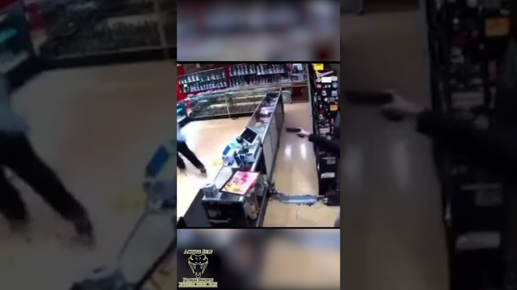 Portland Vape Shop Clerk Counter-Ambushes Robber Perfectly #shorts