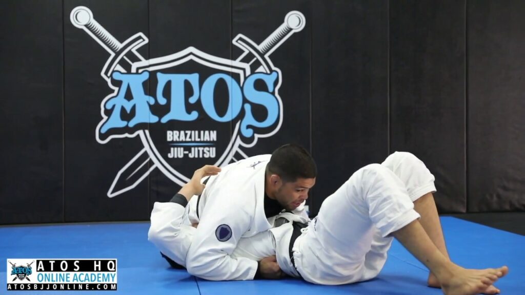 Pretzelbolo guard pass from one leg X when opponent undertook the leg - Andre Galvao